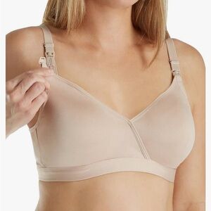 NWT Playtex Flex Fit Nursing Bra In Nude Size S